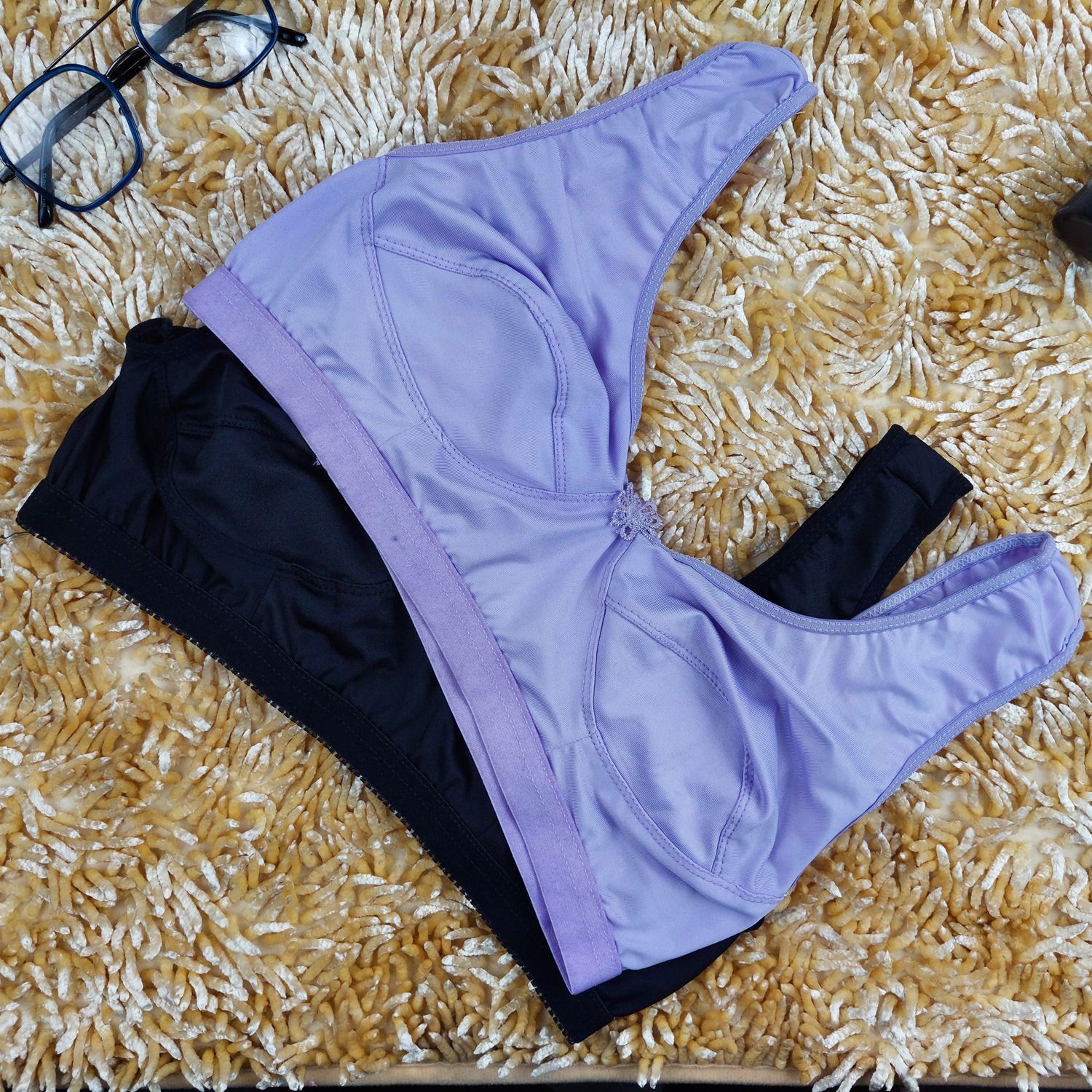 3 Pieces 3 Color Imported Tik Tok Stylish Women Racerback Sports Bras Stbr02 - Bra - Bra For Girls