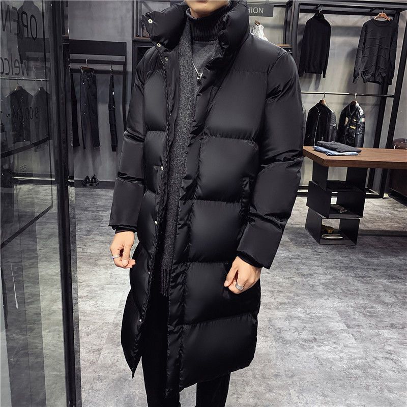 Fashion Winter Jacket Men clothing Parka Men Thick Warm Long Coats Men Hooded jacket black 5XL
