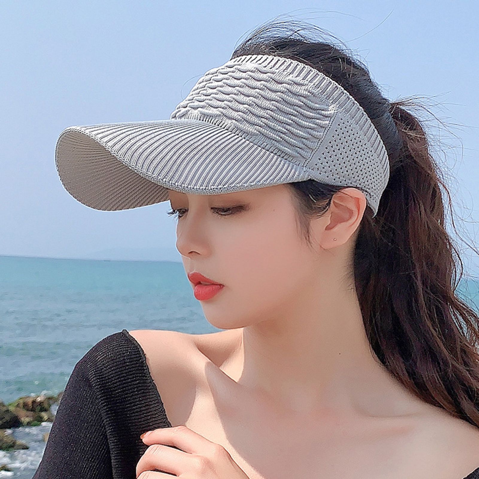 Baseball Cap Elastic Porle Women Cap