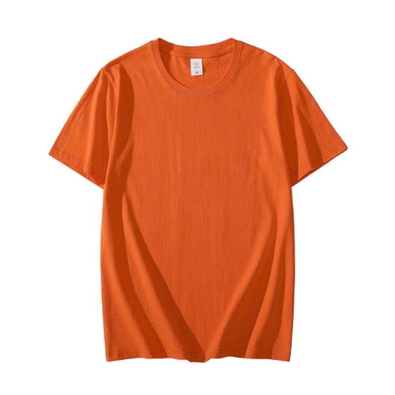 Summer 100% Cotton Men's T Shirt Casual Short Sleeve Black White PiGray Basic T Shirts Daily Casual Tops Tees 4XL