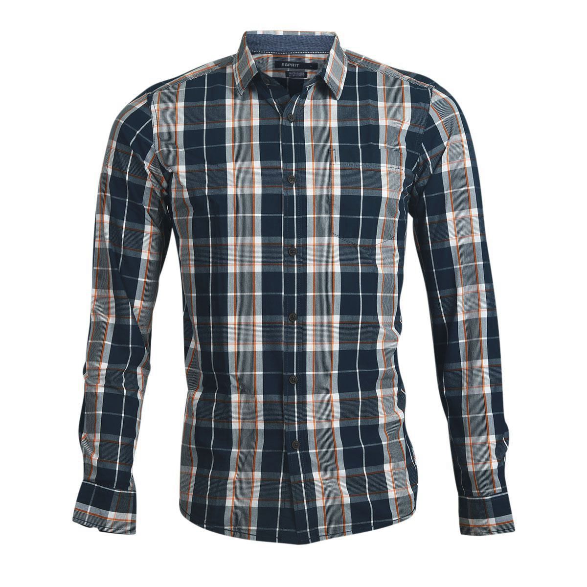 VANTAGE Cotton Long Sleeve Casual Shirts for Men