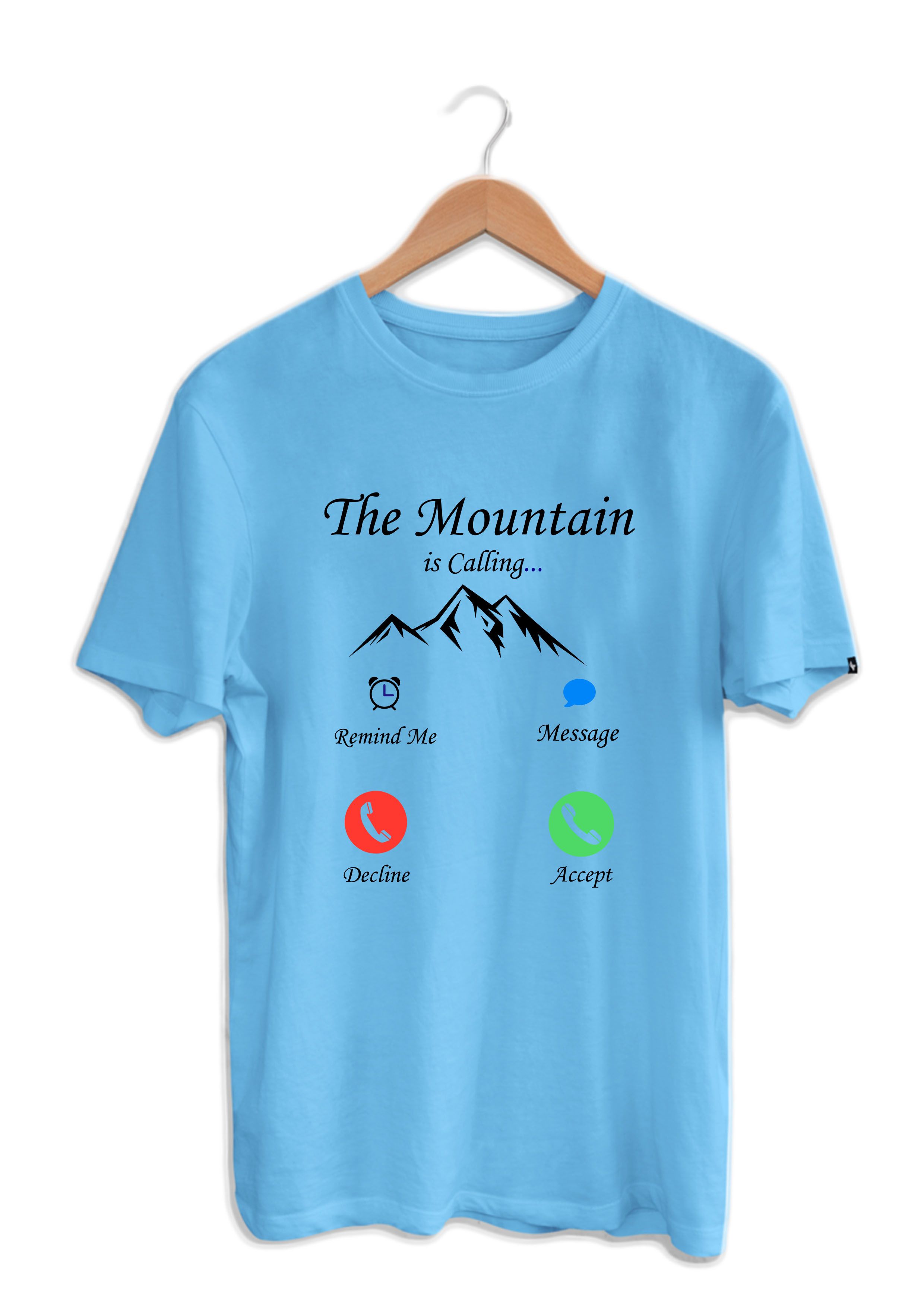 The mountain White Short Sleeves T-Shirt For Men - Genji