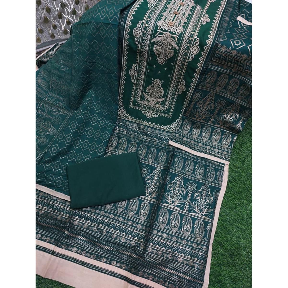 Bin Saeed semi-stitch dress