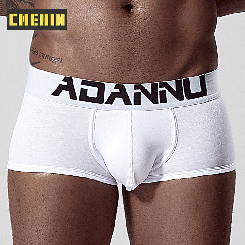 CMENIN Comfortable    Cotton  Men Underwear Boxer Trunks Quick Dry Mens Boxershorts Underpants Boxers Letter AD125