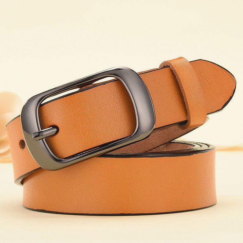 women leather belt for female jean strap casual all match ladies adjustable belt designer brand girdle