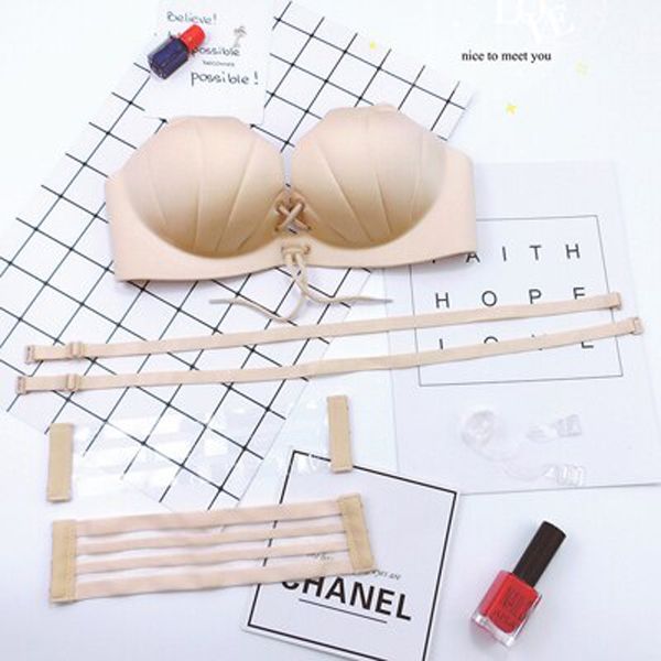 Seamless Bra Shell Massage Underwear Women Super Push Up Bra Comfortable Wire Free  Lingerie Women LB Bra