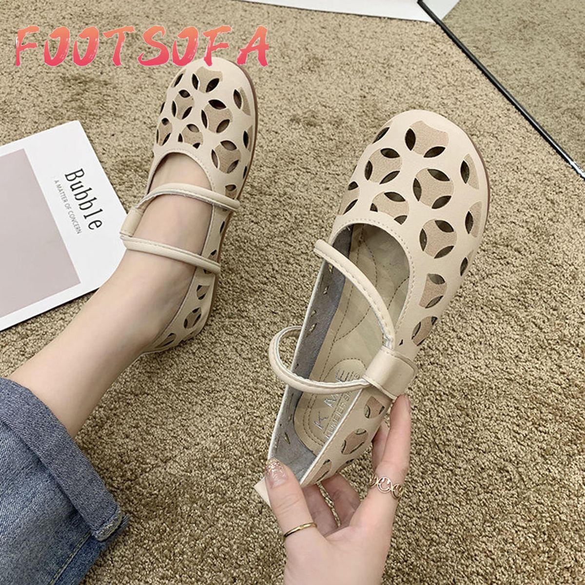 Korea Style Open Heels Slipper Girls Slip Sandal Flat Shoes Women Canvas Shoes Sneakers for Women Teenagers Fashion Slippers  032913