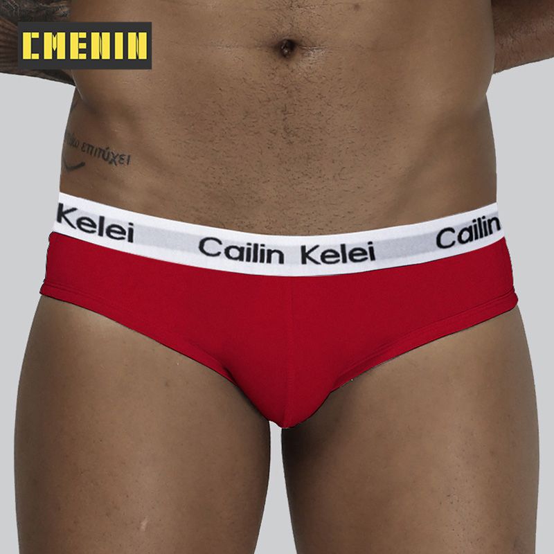 CMENIN Brand  Modal Letter Low waist Underwear Men Jockstrap U Convex Briefs Mens Underpants Pouch CK1505