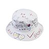 Fashion Uni Breathable Doodle Bucket Hat Sun Protection Outdoor Cap Sunhat