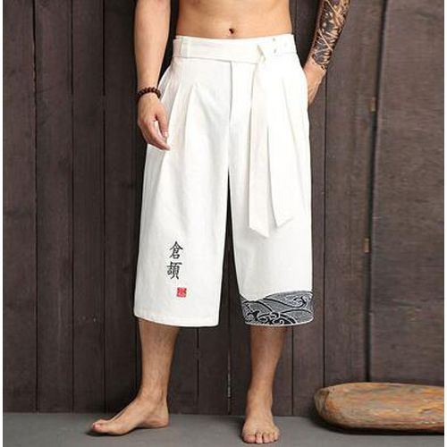 New Calf-Length Harem Pants Men Trousers Casual Joggers Pants Men Sweatpants Hip Hop Streetwear Male Plus Size M-