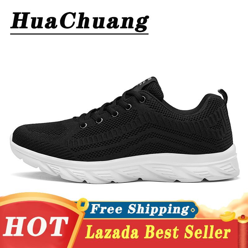 New Men Sneakers Shoes Rubber Mesh Casual Lace-up Sneakers for Men