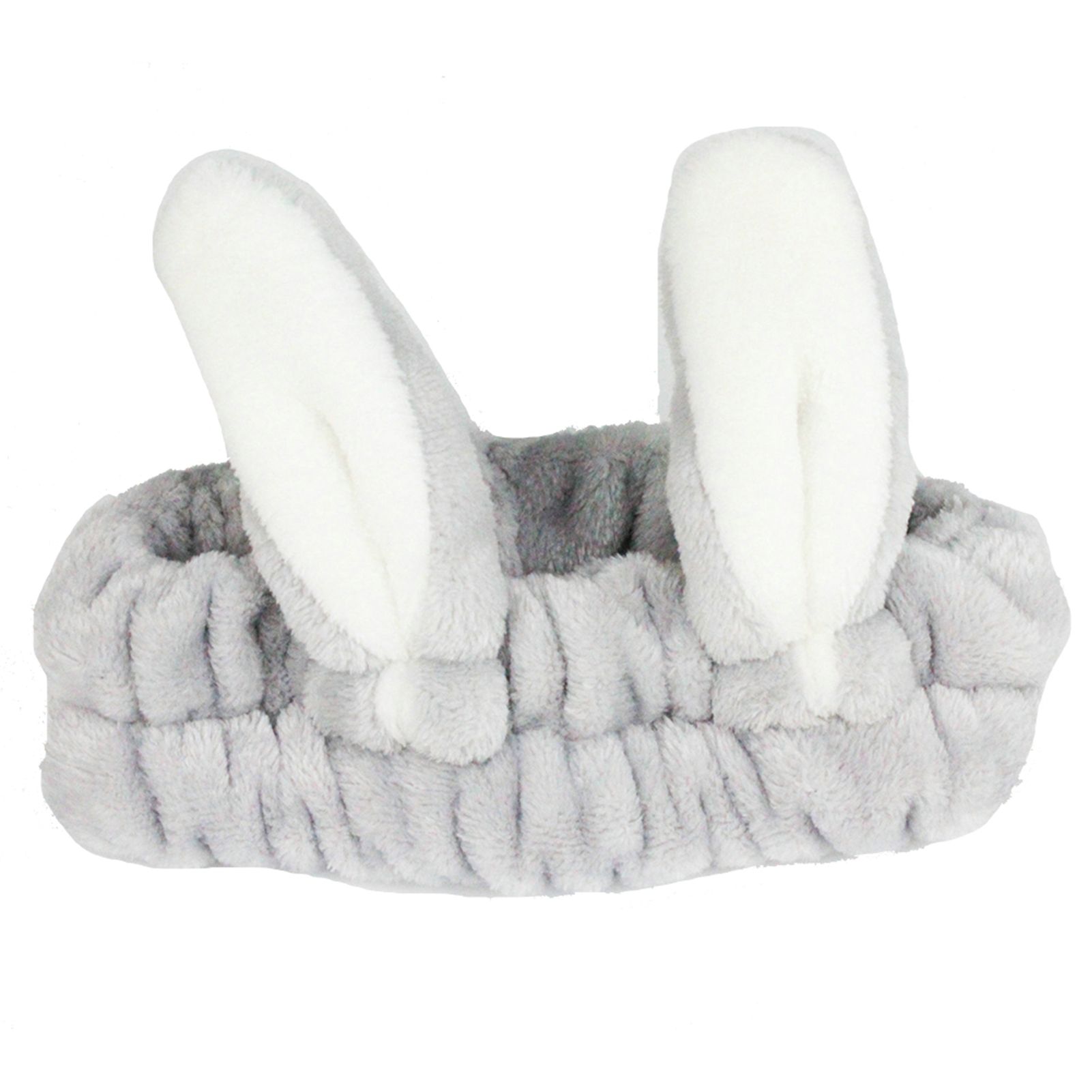 Cute Women Rabbit Ears Plush Headband Face Washing Elastic Hair Band Headwear