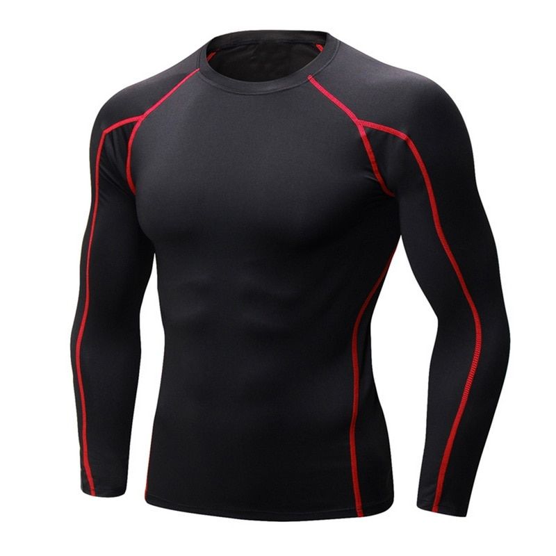 JODIMITTY Vertvie Quick Dry Men Running T shirt Long Sleeve Fitness Tops for Male Bodybuliding  Shirts Slimming