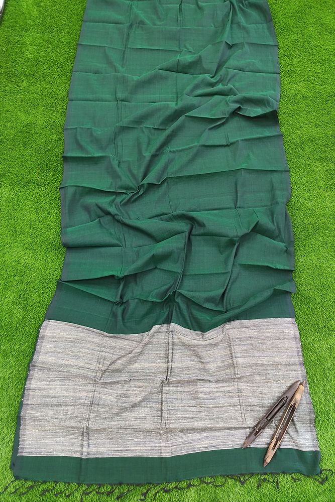 100% Pure Andi Cotton Saree with Running Blouse Piece for Women (from Tangail)