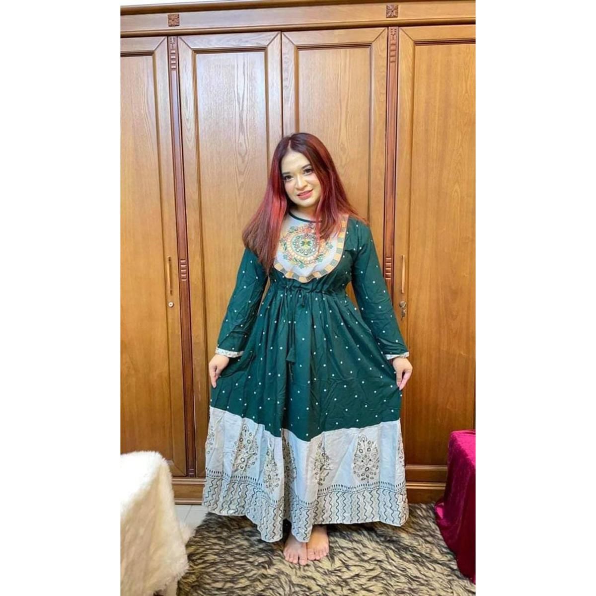 Embroidery Work New Exclusive long kurti, deferent kurti, China Lilen clothes, long 1 piece Kurtis For Women/Girls