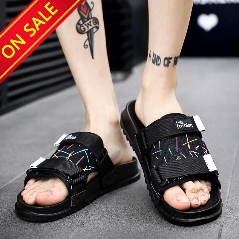 Casual Flip Flops Man Beach Shoes Fashion Sandals Shoes Outdoor Comfortable Flip Flops Sandals for Men Size 36-46