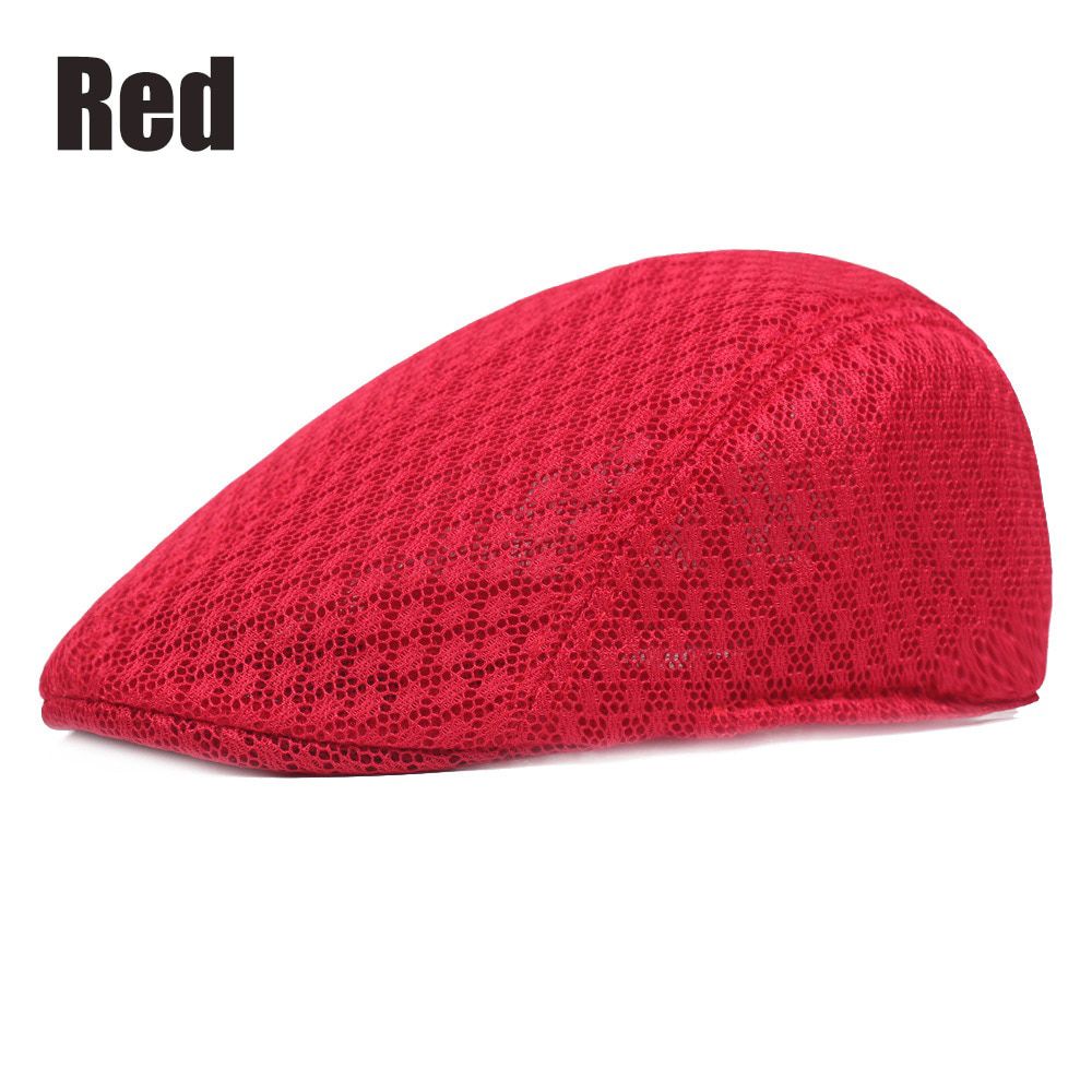 RoxCober High Quality Solid Breathable Berets Cotton Blend Flat Cap for Men Women Newsboy Caps Visor Beret