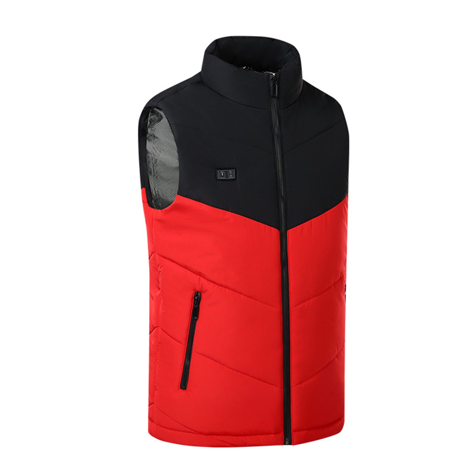 USB ating Vest Zipper Closure Warm Keeping S ating Vest
