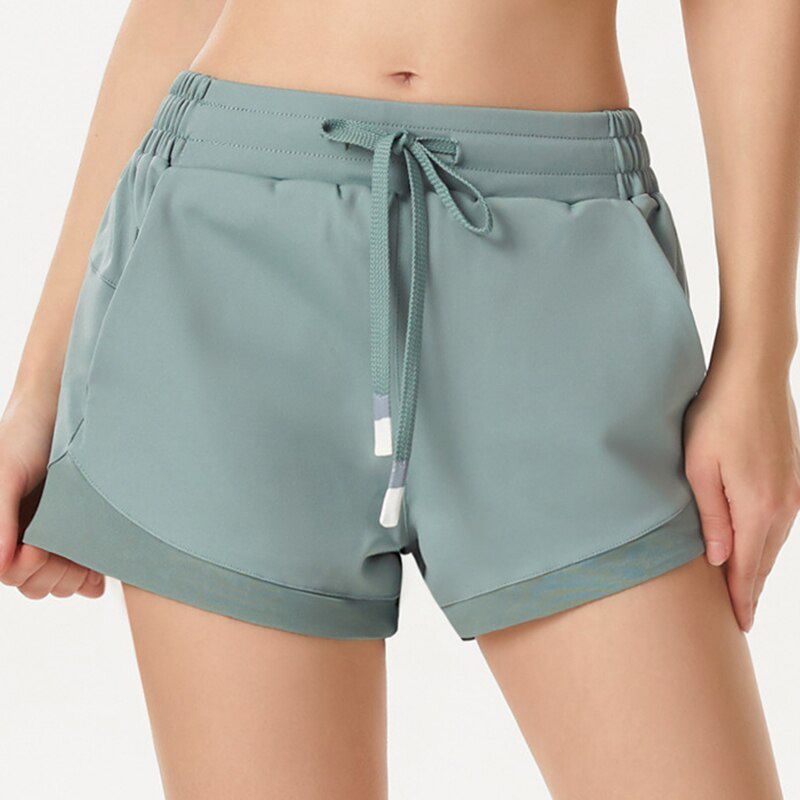 Summer Running Shorts Women Quick Dry Shorts Gym Loose Sport Shorts Breathable Yoga Shorts Athletic New 2021 Fashion
