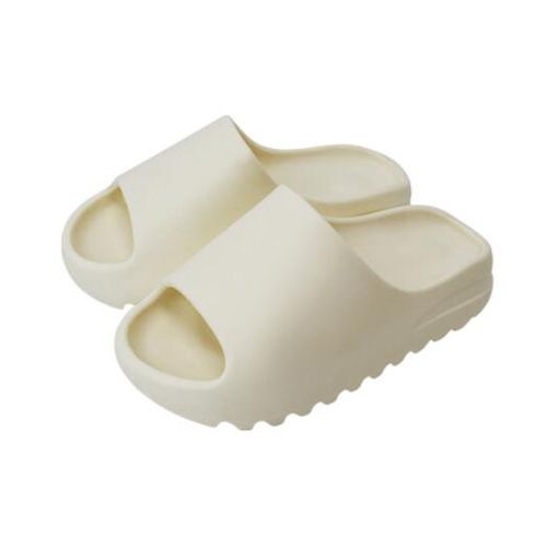 women/men Summer Slides Breathable Cool Beach Sandals Flip Flops Fish Mouth Slippers Lightweight Bone White Plus flip flop 35-46