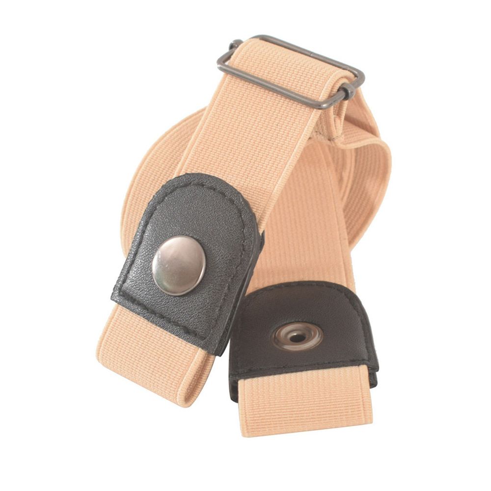 1PCS Buckle-Free Free Easy Belts Women Men Stretch Invisible Elastic Waist Belt for Jeans No Bulge Hassle high quality 10H