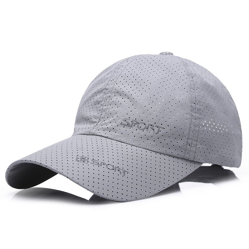 1pcs 2020 Baseball Cap Unisex Summer Solid Thin Mesh Quick Dry Sun Hat Golf Tennis Running Hiking Camping