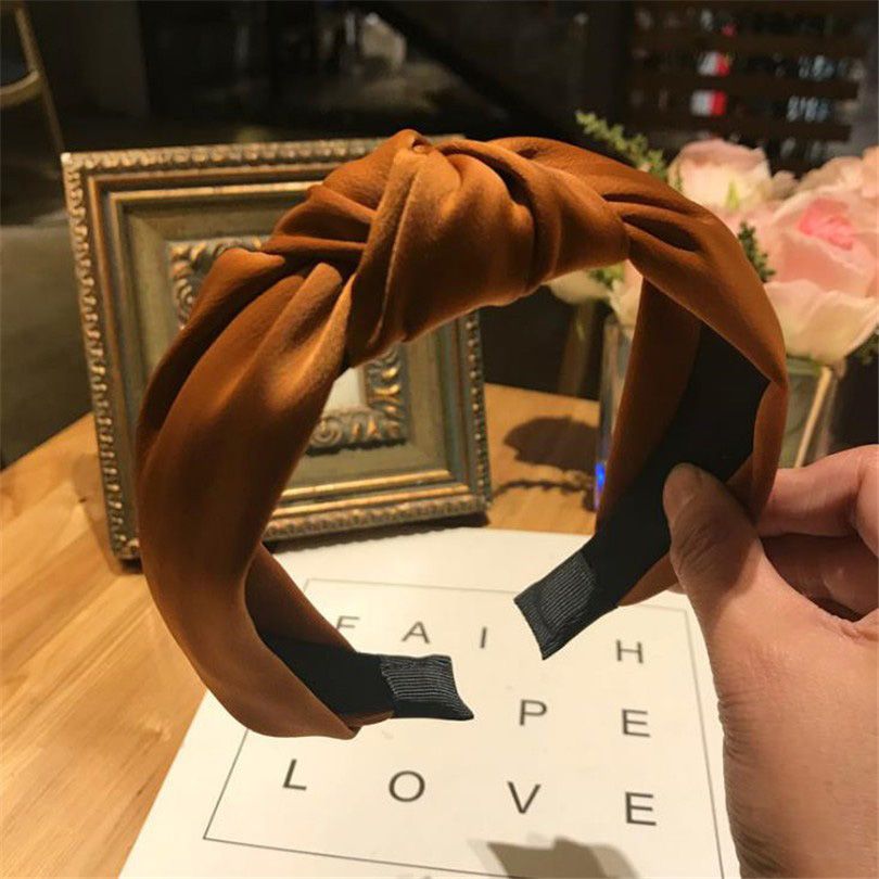 【BestGO】1Pc Korean Woman Stripes Headband WiSiFabric Elastic Girl Hairband Elegant Sweet Hair Accessories