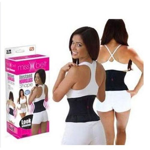 Miss Belt Slimming Belt for Women - Black