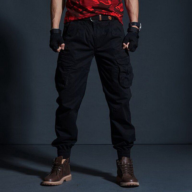 Cargo Tactic Pant Men  Tactical Pants Multipleckets  Cotton Outdoor Sport  Casual Speed Pants Work Trousers Mens