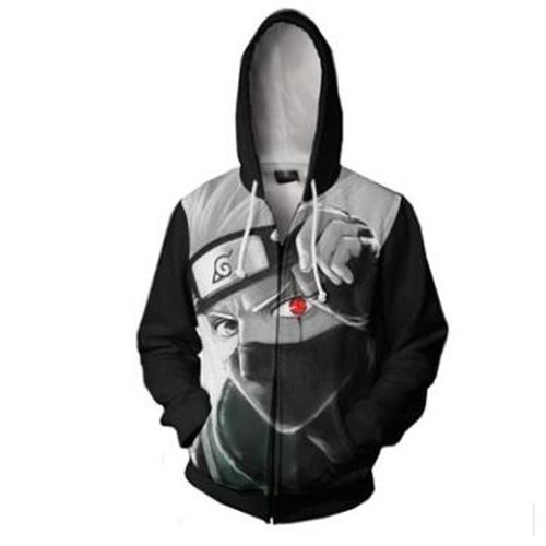Anime Zipper Autumn Hoodies Men Women Cosplay akatsuki Hoodie 3D Print Hooded Coat Sweatshirts Street Casual Hoodies Man