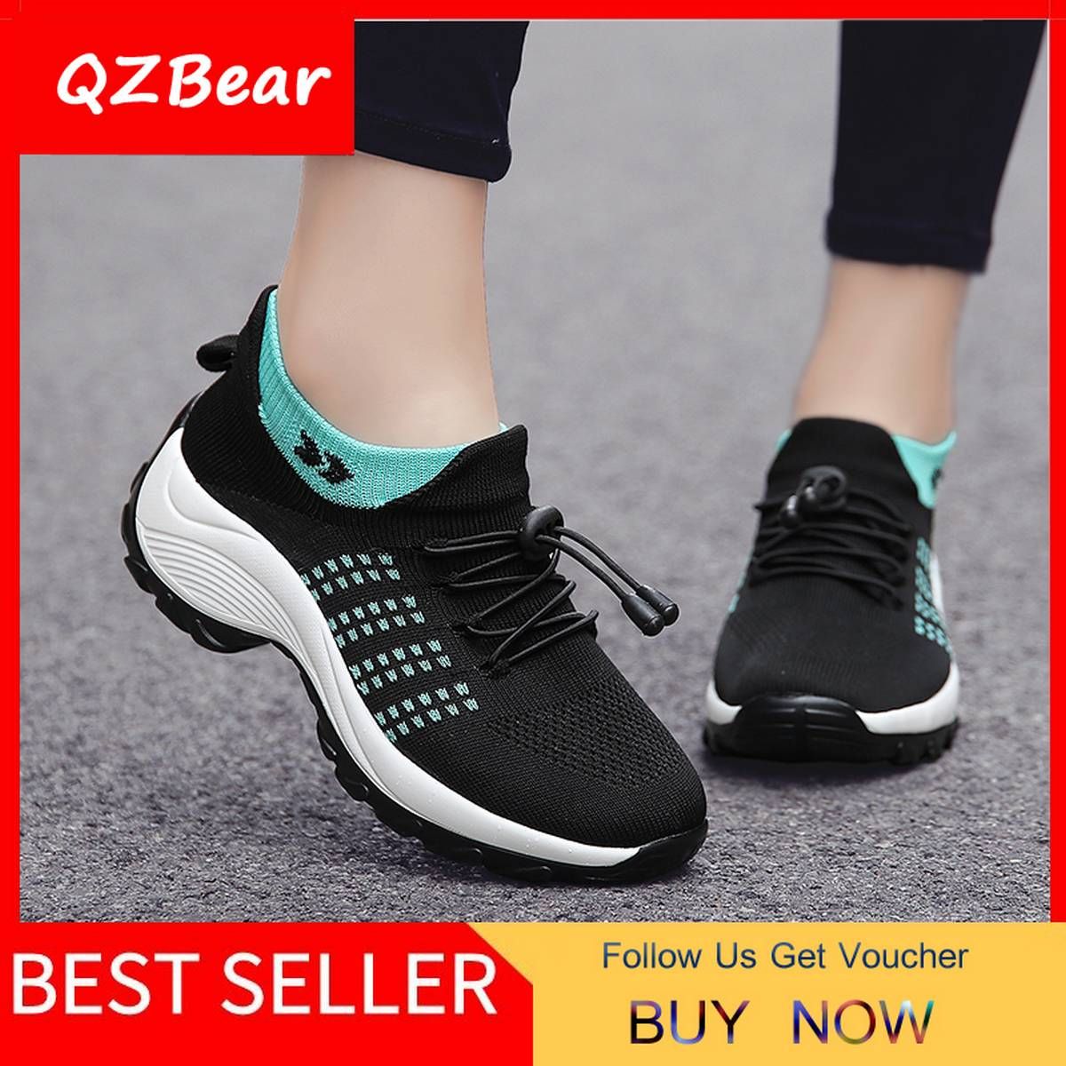 Sneakers Women  mesh Sports Shoes for women Leisure Korean Fashion Lady Dancing Shoes Slip-On Casual Shoes