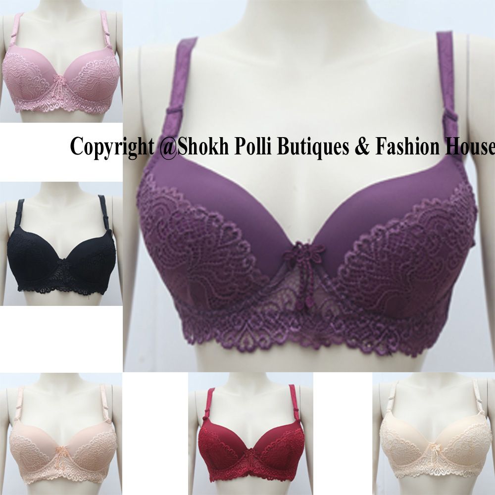 Lace Front Beauty Push Up Bra For Women