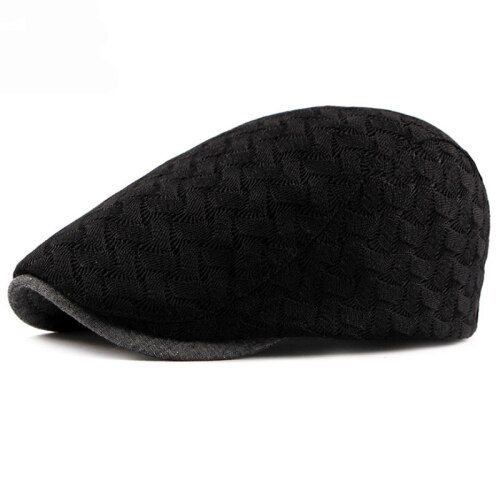 HT1612 2018 Spring Summer Men Women Cap Breathable Newsboy Flat Solid Plain Male Female Beret Korea Style Beret Cap