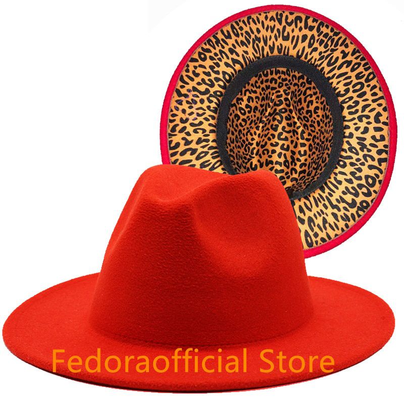 Beige fedora hat new leopard print hat European and American men's and women's hat fedora jazz winter hat шапка женская
