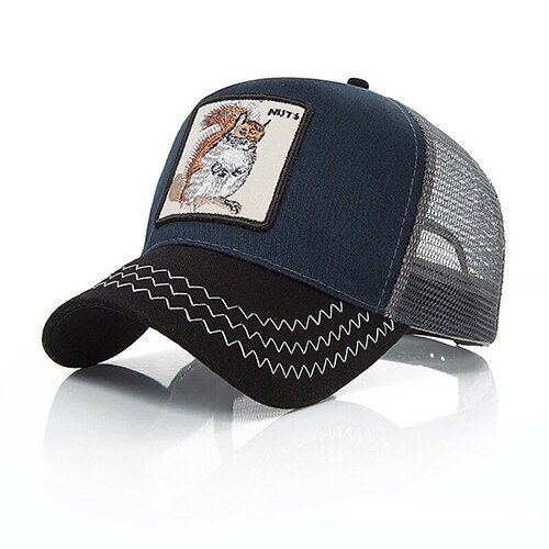 Men Animal Embroidery Pattern Baseball Caps Women Hip Hop Hats Summer Male Sport Adjustable Cap Fashion