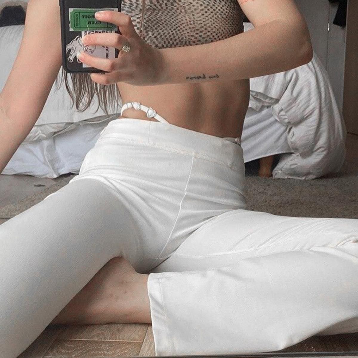 Viifaa Black High Waist Streetwear Women Skinny Flare Pants Autumn Female Fashion Wide Leg Slim Trousers