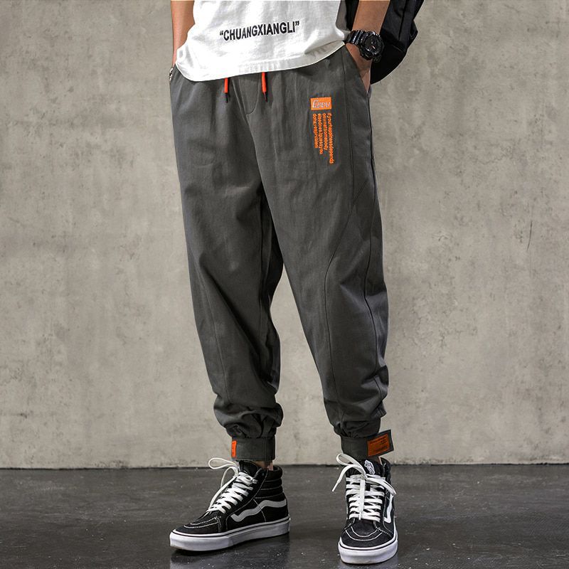 Single Road Mens Harem Pants Men Fashion Baggy Cotton Hip Hop Joggers Japanese Streetwear Trousers Male Cargo Pants For Men