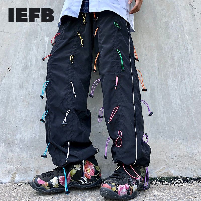 men's wear drawstring function casyak sweapants tide new High Street oversized loose drawstring wide leg pants 9Y3017