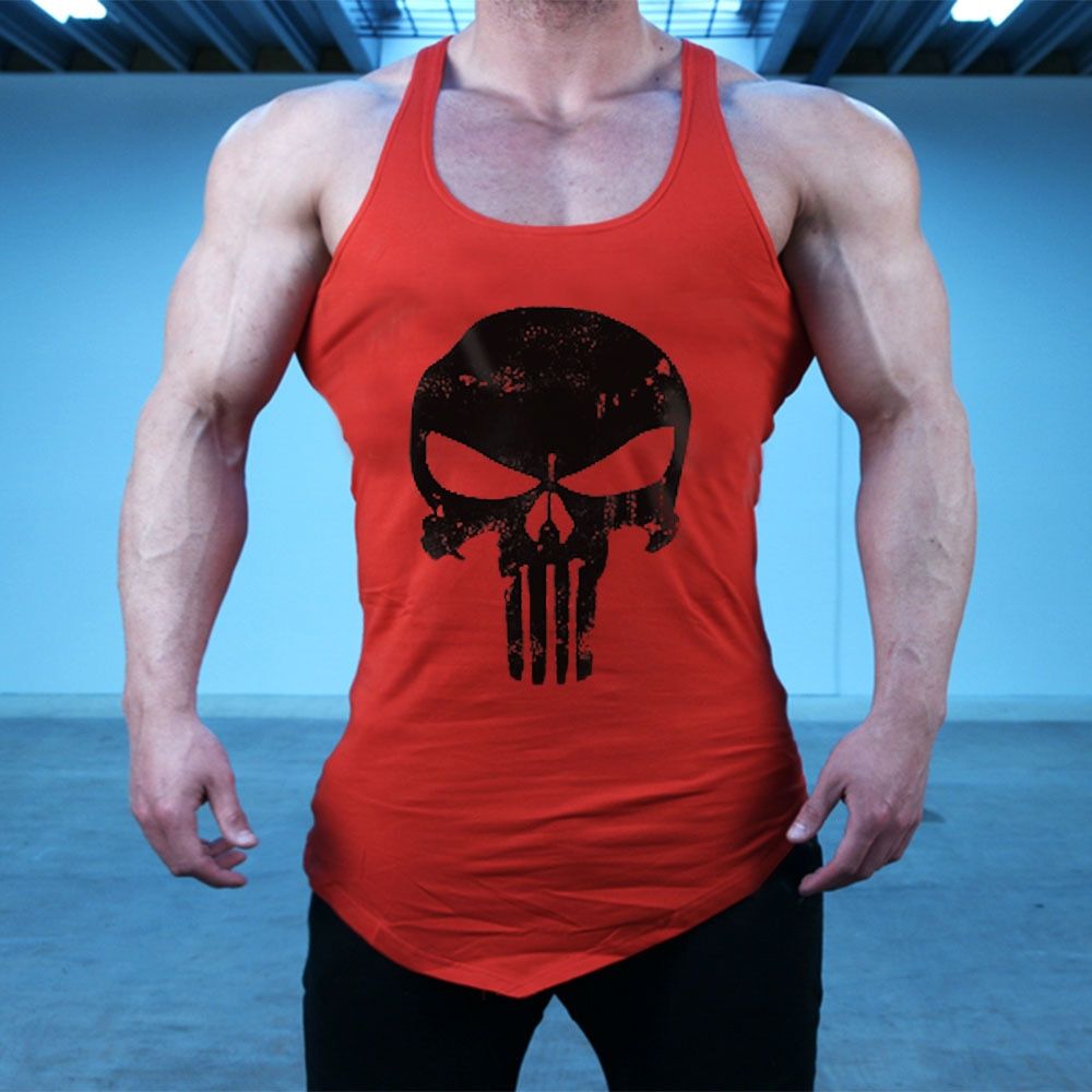 100% cotton fitness vest men's fitness vest men's fitness vest summer fitness wear men's sleeveless vest shirt plus size