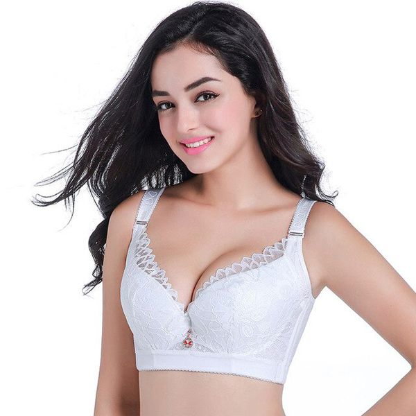 Lace Push Up Bra For Women Plus Size Bra Lace Women Underwear Lingerie Larg Size Brassiere Intimates Female Bra Tops Lingerie