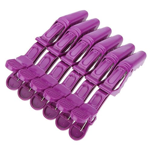 【BestGO】6Pcs Hair Care Sectioning Clips Clamps Hairdressing Salon Hair Grip DIY Hairpins