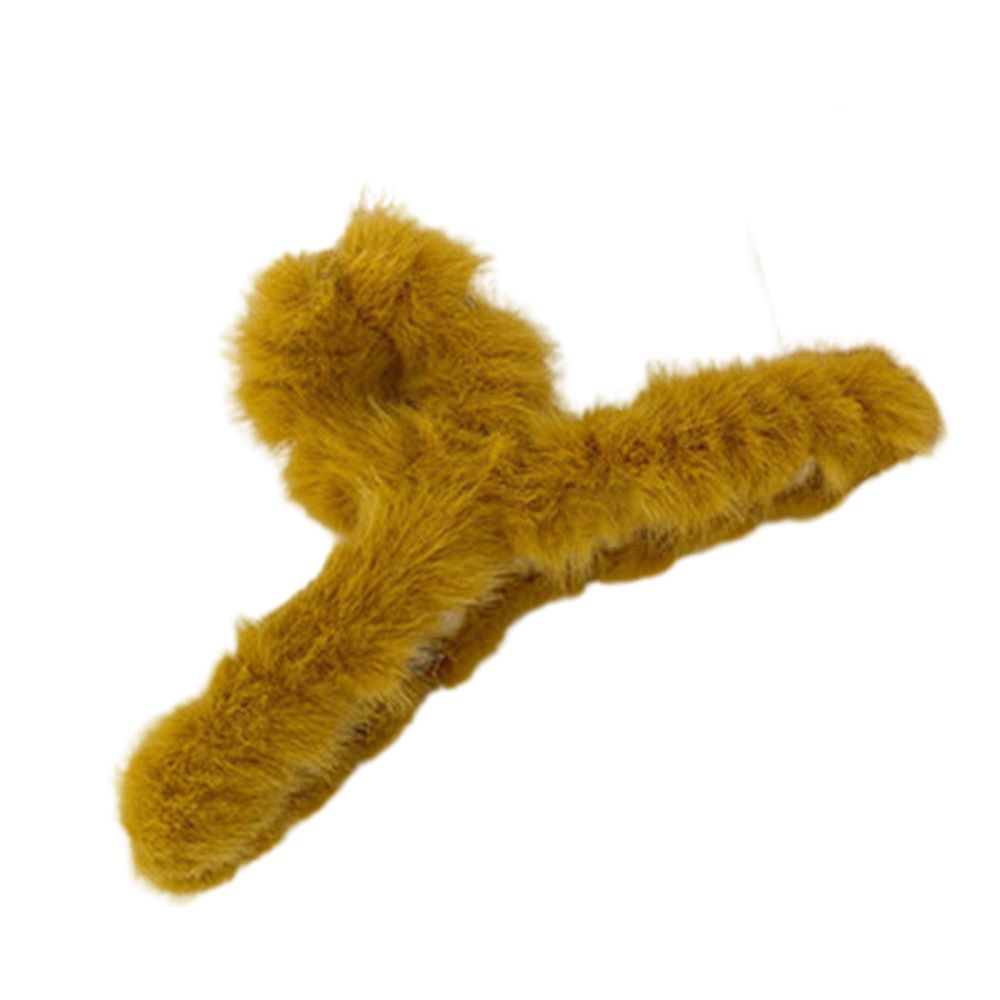 Plush Catch Clip Super Cute Large Back Of Head Grabbing Hairpin Sweet Hair Accessories In Autumn And Winter For Women