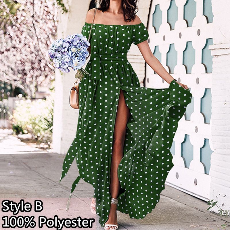 Sexy Party Sundress Women Leopard Print Maxi Dress 2021 Summer Celmia High Waist Long Robe Elegant Off Shoulder Ruffles Vestidos