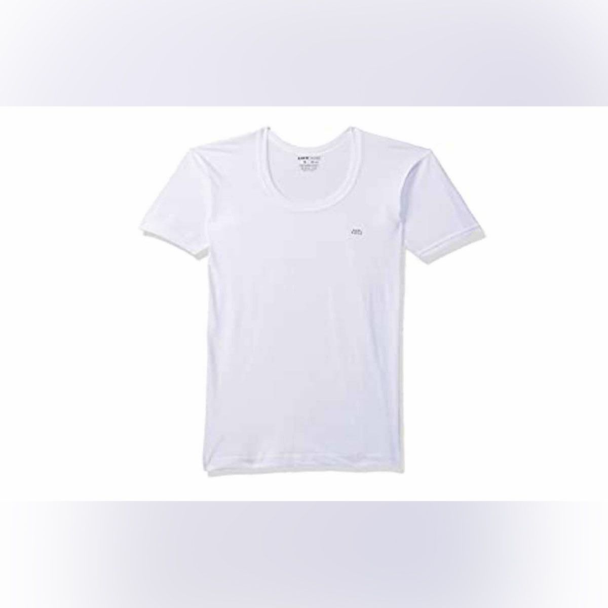 London Boy Mens Vest With Sleeve ( L / M  ) Sandos Ganji Single Pack 100% Cotton Sandos Ganji / Genji White Inner Vest