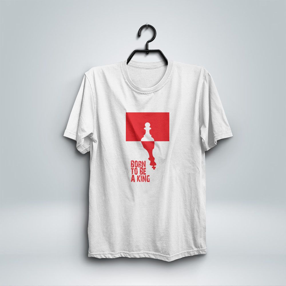 Born To Be A King Premium T-Shirts For Men