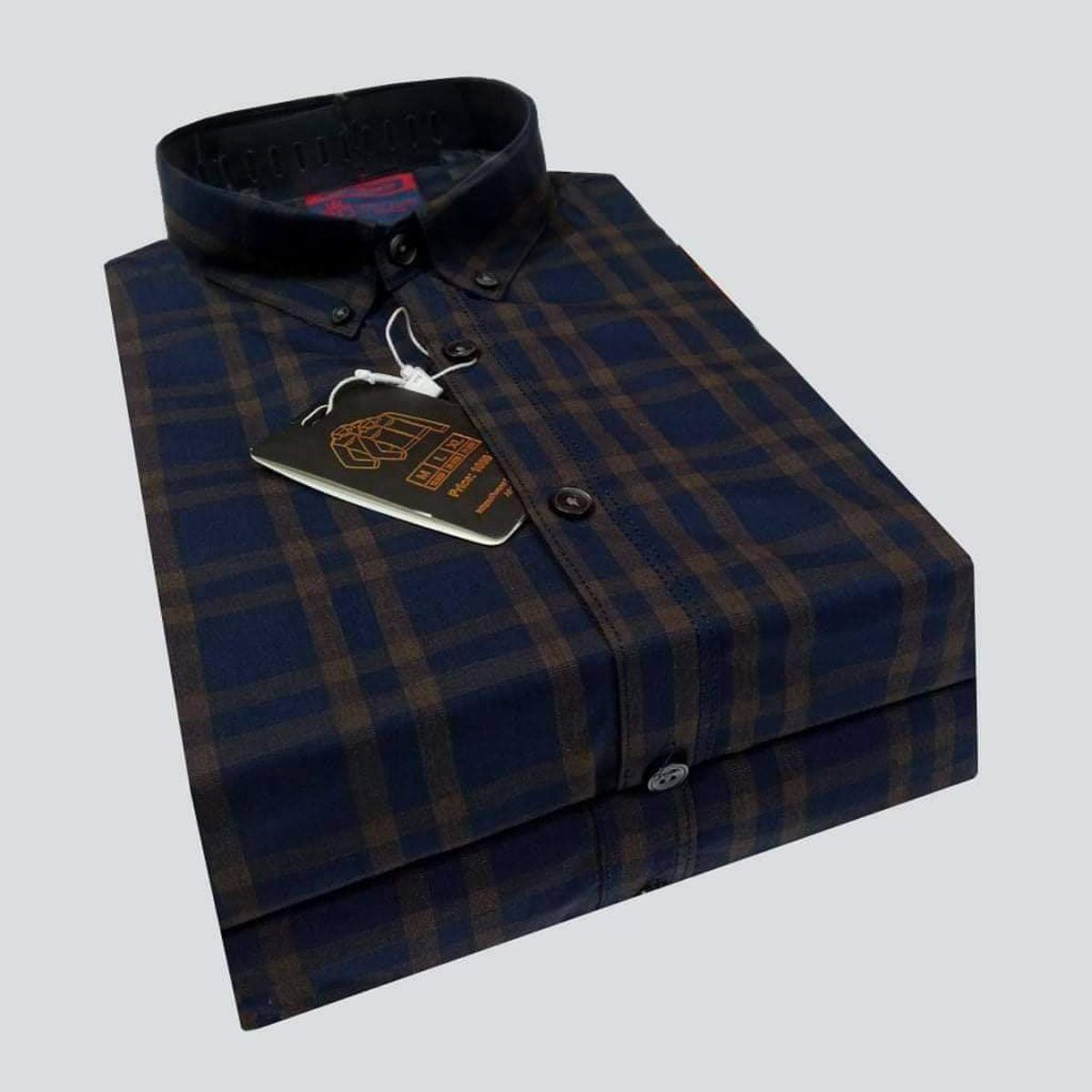 100% cotton Stylish Regular Check Casual Shirt For Men