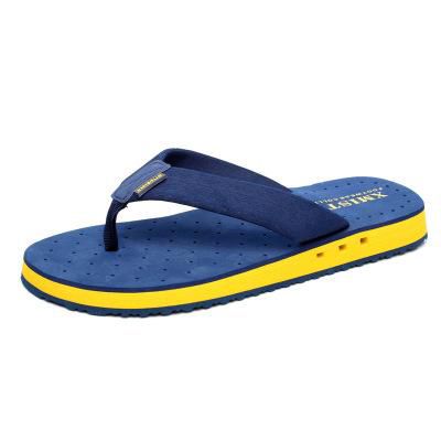 Summer Korean Big Size Tide Slippers Men Non-slip Cool Flip-Flops Breathable Thick-soled Sandals Slippers Toe Sandals