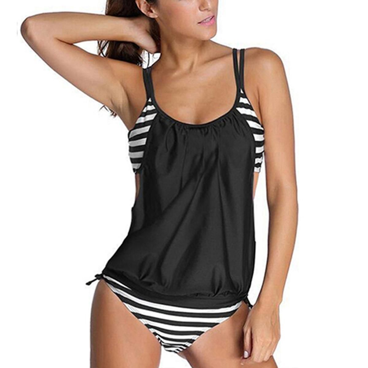 Women's Fashion Summer Two-Piece Padded Swimwear Swimsuit Bikini Bathing Suit