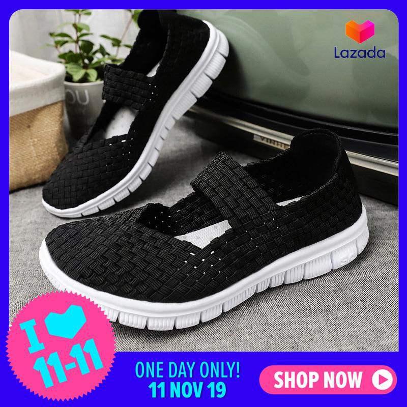 【ALLGOOD】High Quality Woven Shoes Women Shoes Loafers Women Slip Ons For Women Slip On Sandals For Women Rubber Shoes Rubber Shoes For Women Flat Shoes Flykint Flat Shoes For Women Casual Shoes For Women Casual Shoes Comfortable