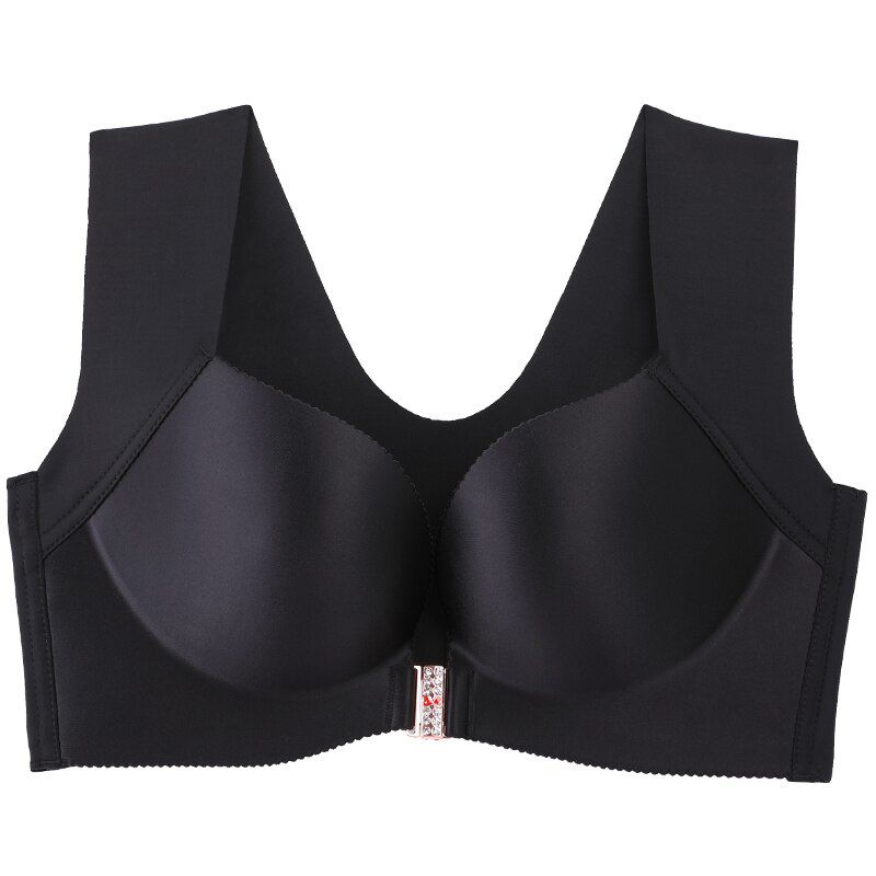 underwear women Buckles No trace, thin, big chest, little show Fat mm no steel rim big size bra lingerie plus size push up bra